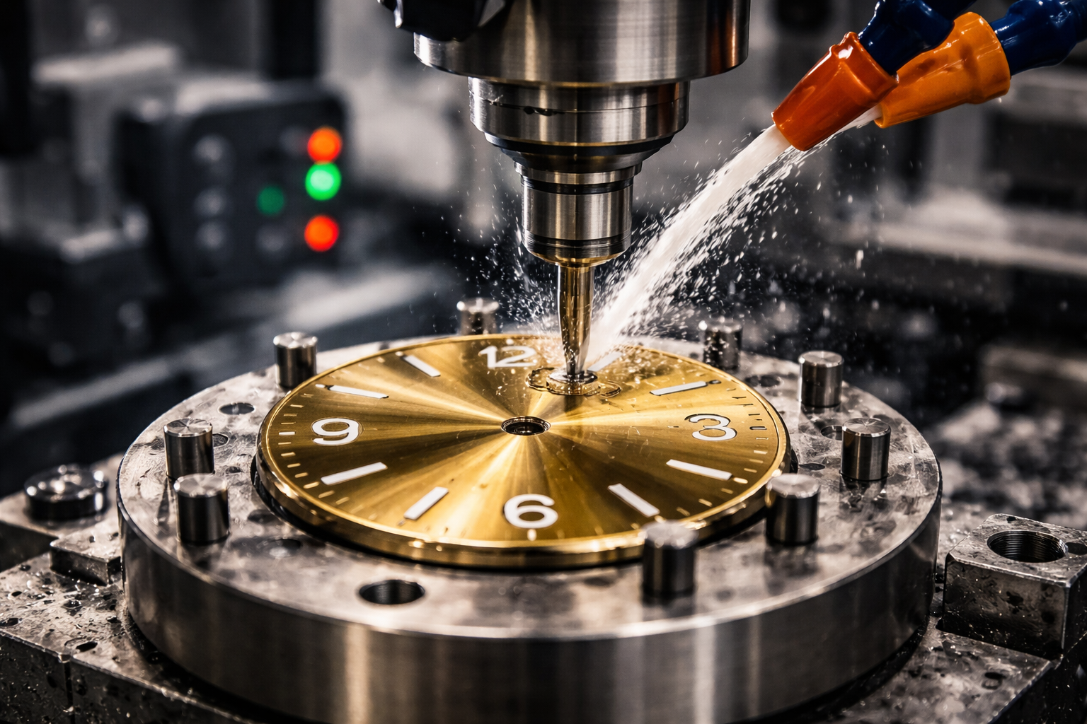 Watch dial manufacturing equipment