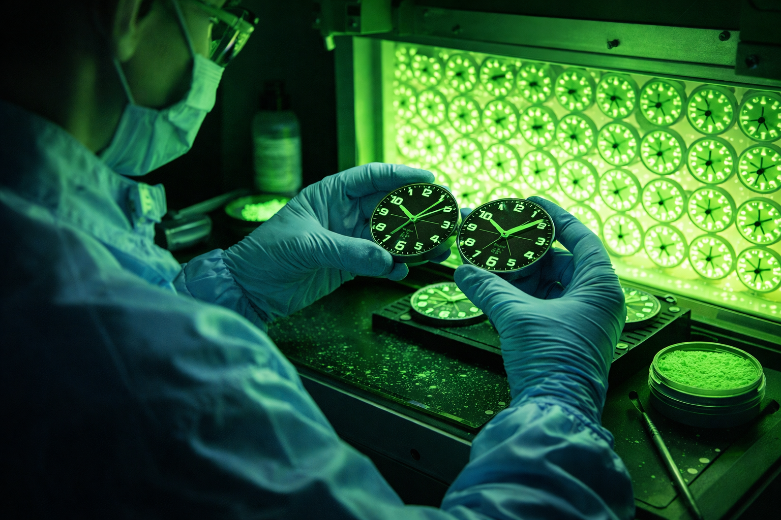 Luminous coating dial