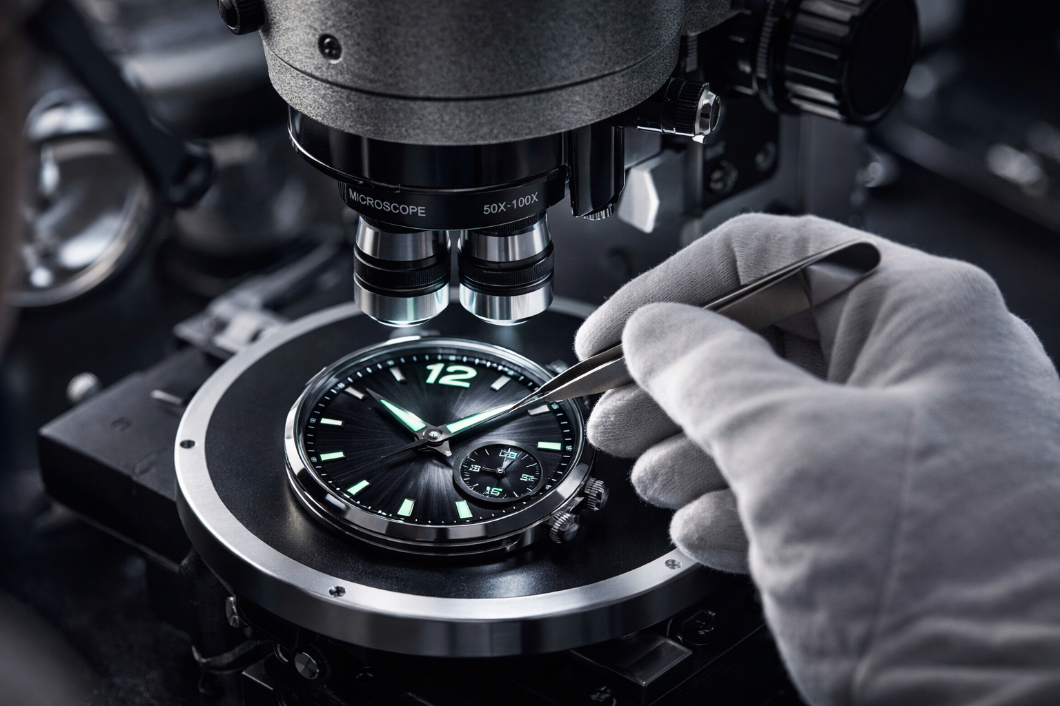 Watch dial quality inspection process