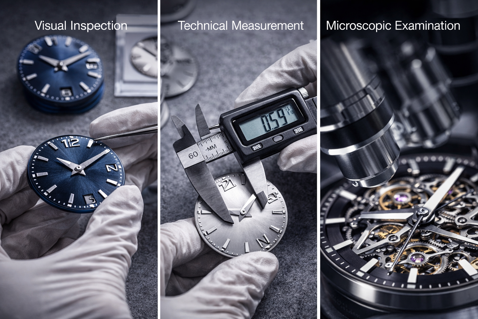 Watch dial quality process
